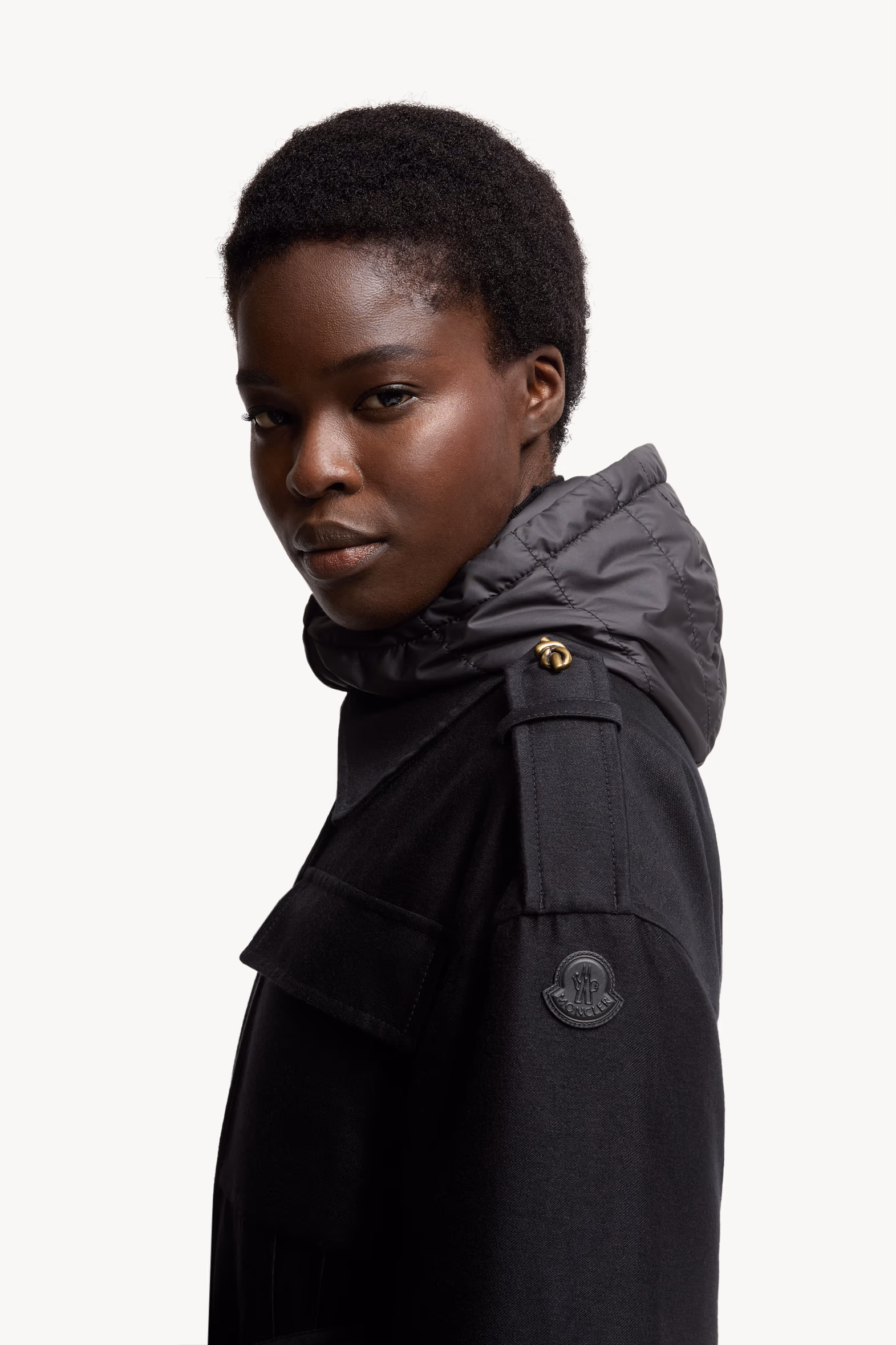 Essalois Down Field Jacket Women Black Moncler 4